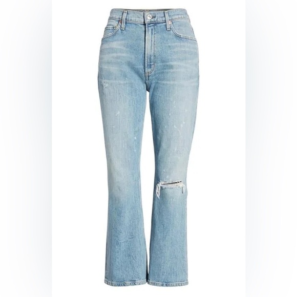 Citizens of Humanity Demy in Stargazer Cropped Flare Stretch Jeans Size 30 - Picture 6 of 16